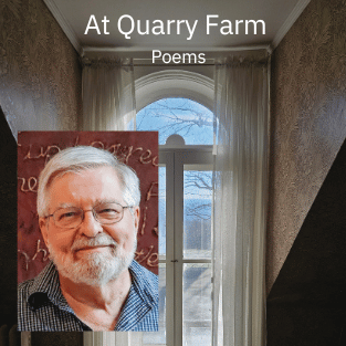 At Quarry Farms poetry book cover with image of author and English professor James Plath