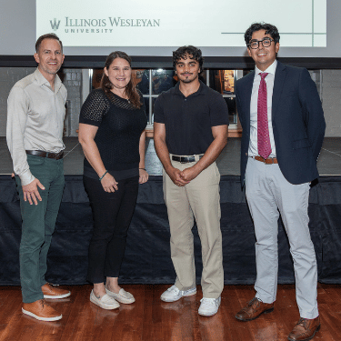 Judges and winner of the Titan New Venture Challenge