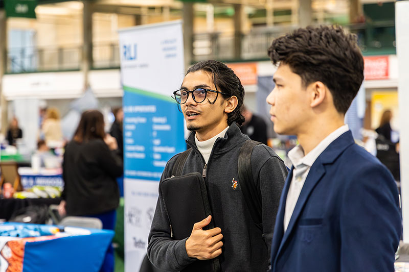 Students at Career Fair