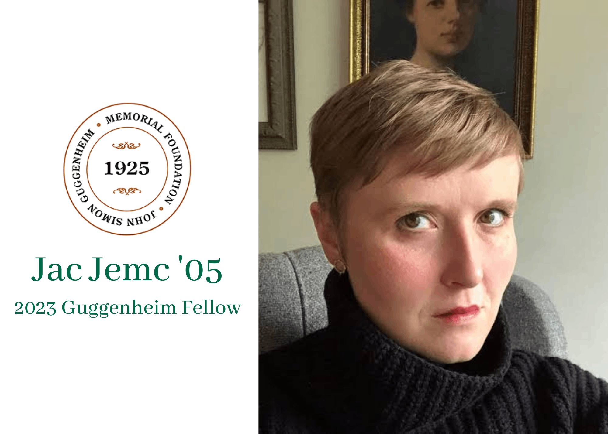 Jemc ‘05 Named 2023 Guggenheim Fellow