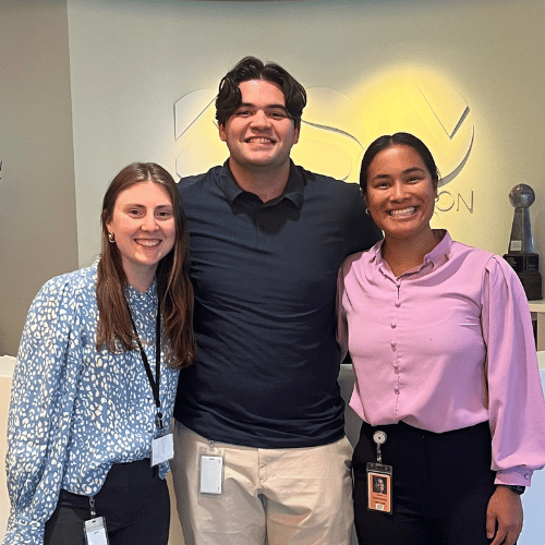 Peter Cresci, Launi Chanthaboury and Hannah Trousdale