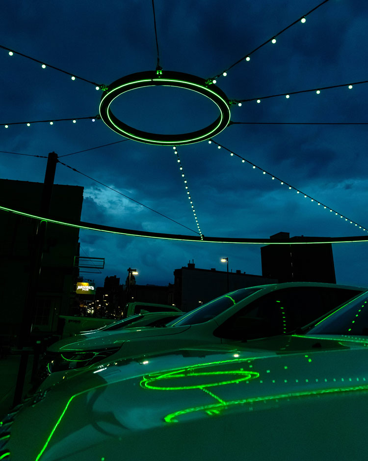 Green Ring Reflection